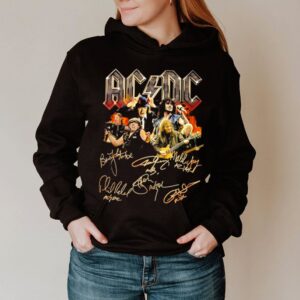 ACDC Band All Members Signatures shirt