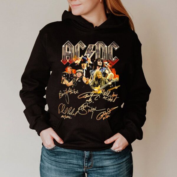 ACDC Band All Members Signatures hoodie, sweater, longsleeve, shirt v-neck, t-shirt