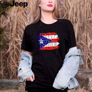 American flag Eat sleep race shirt