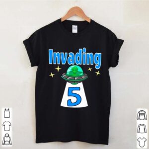 Baby Alien 5th Birthday Invading hoodie, sweater, longsleeve, shirt v-neck, t-shirt