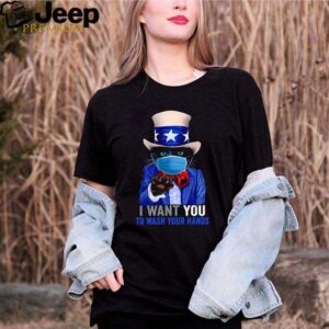 Black cat I want you to wash your hands shirt