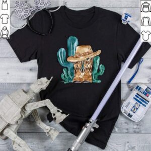 Cowboy hat with boots.Cactus T Shirt 4
