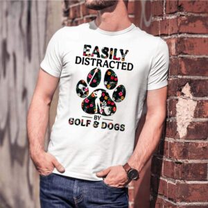 Easily distracted by solf and dogs hoodie, sweater, longsleeve, shirt v-neck, t-shirt