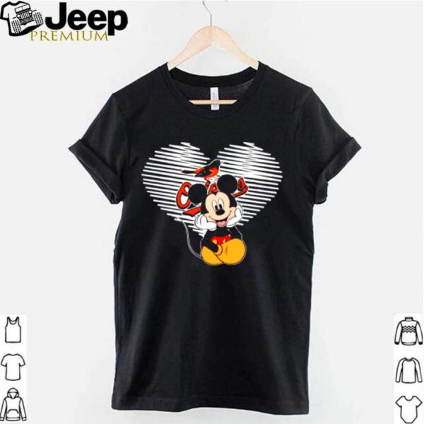 Heart Disney Mickey Mouse Baltimore Orioles hoodie, sweater, longsleeve, shirt v-neck, t-shirt