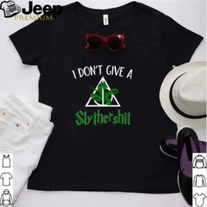 I dont give a Slythershit Deathly Hallows shirt