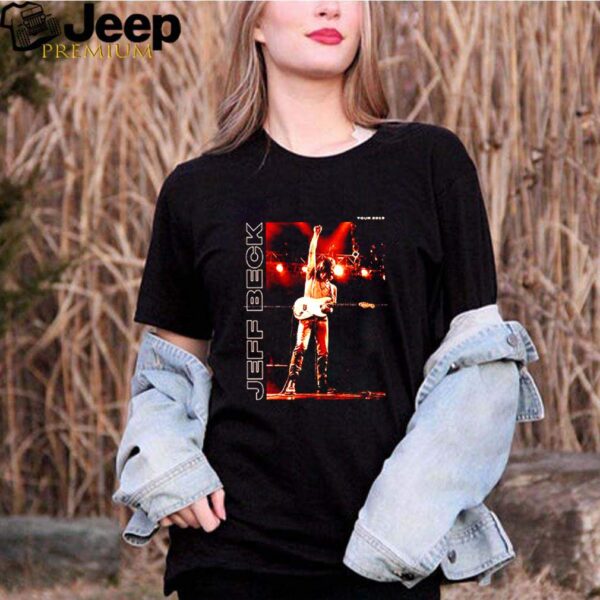 Jeff Beck on stage tour 2019 hoodie, sweater, longsleeve, shirt v-neck, t-shirt