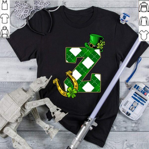 Letter Z Alphabet Leprechaun Hat St Patrick’s Day T-Shirt