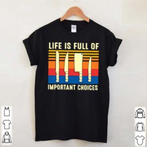 Life is full of Important choices vintage hoodie, sweater, longsleeve, shirt v-neck, t-shirt