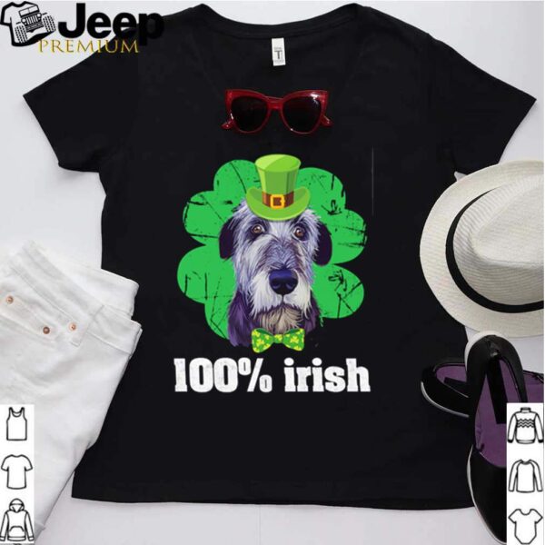 Lucky shamrock Wolfhound 100 Irish hoodie, sweater, longsleeve, shirt v-neck, t-shirt