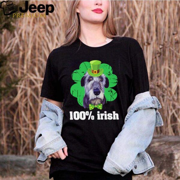 Lucky shamrock Wolfhound 100 Irish hoodie, sweater, longsleeve, shirt v-neck, t-shirt