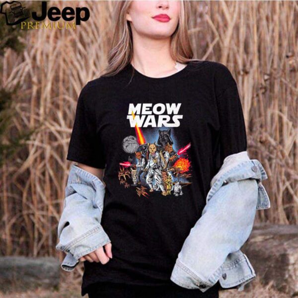 Meow Wars Star Wars hoodie, sweater, longsleeve, shirt v-neck, t-shirt 3