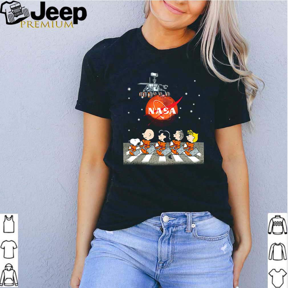 Nasa Snoopy and friends Abbey Road shirt 3