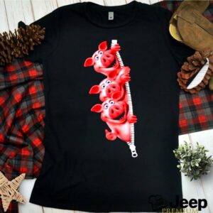 Pigs zipper shirt