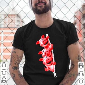 Pigs zipper shirt