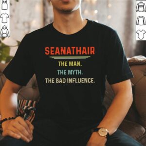 Seanathair The Man The Myth The Bad Influence Father39s Day T Shirt 1