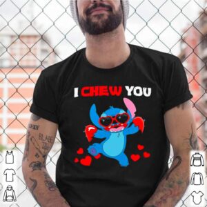 Stitch I chew you heart shirts