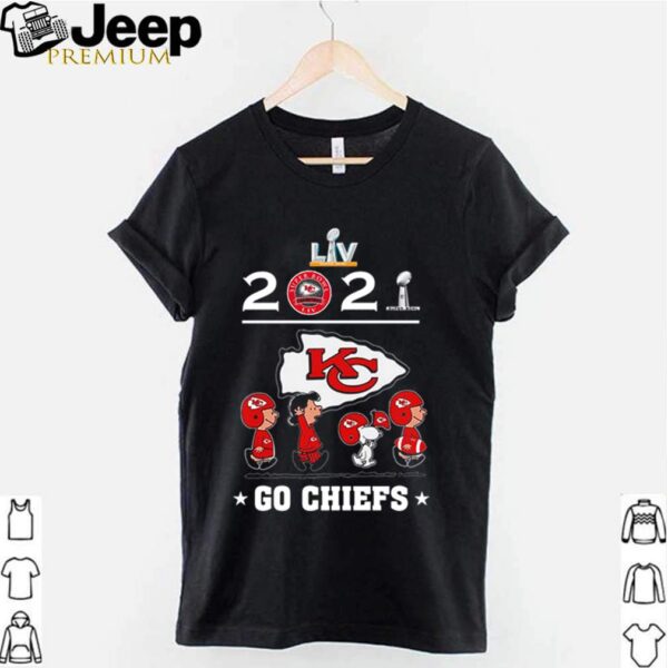 Super Bowl LV 2021 Snoopy and Friends go Kansas City Chiefs hoodie, sweater, longsleeve, shirt v-neck, t-shirt