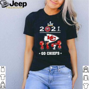 Super Bowl LV 2021 Snoopy and Friends go Kansas City Chiefs shirt