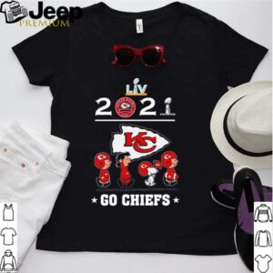 Super Bowl LV 2021 Snoopy and Friends go Kansas City Chiefs hoodie, sweater, longsleeve, shirt v-neck, t-shirt Shirt, hoodie, sweater, long sleeve and tank top