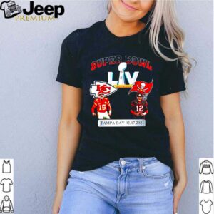 Tampa bay buccaneers vs kansas city chiefs super bowl 2021 gift shirts