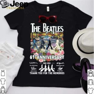 The Beatles 61st Anniversary hoodie, sweater, longsleeve, shirt v-neck, t-shirt Shirt, hoodie, sweater, long sleeve and tank top