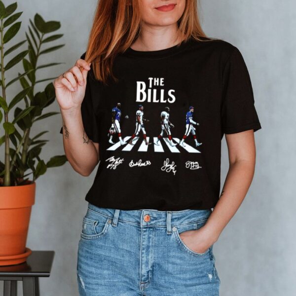 The Bills Smith Reed Thomas And Kelly Abbey Road 2021 Signatures hoodie, sweater, longsleeve, shirt v-neck, t-shirt