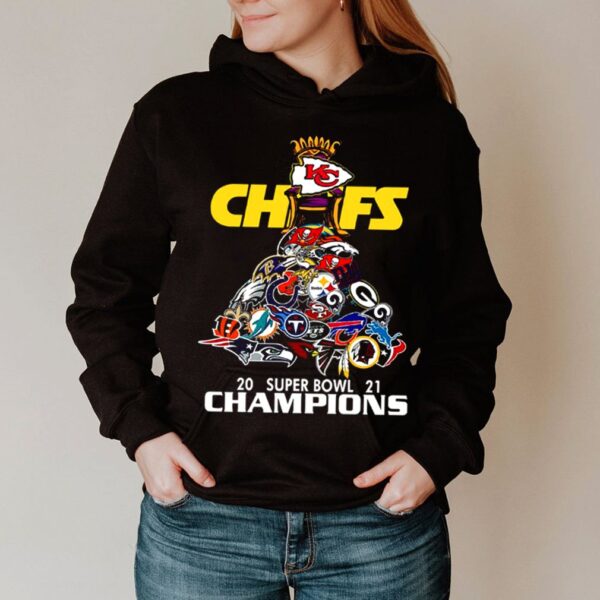 The Chiefs For All Team Football 2021 Super Bowl Champions hoodie, sweater, longsleeve, shirt v-neck, t-shirt