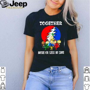 The Peanuts Grateful Dead together more or less in line shirt