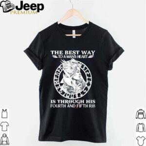 Viking the best way to a mans heart is through his fourth and fifth rib shirt 1