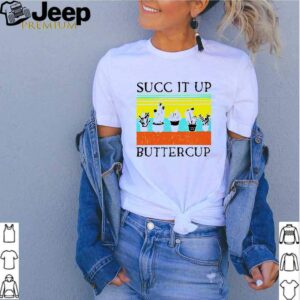 Vintage succ it up buttercup succulents shirt