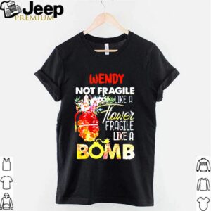 Wendy not fragile like a flower fragile like a bomb hoodie, sweater, longsleeve, shirt v-neck, t-shirt 2 Shirt, hoodie, sweater, long sleeve and tank top