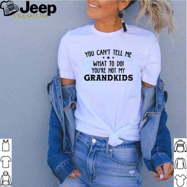 You cant tell me what to do youre not my grandkids shirt