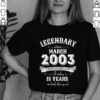 20 Years 20th Birthday Gift T-Shirt