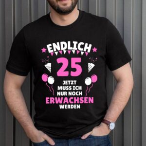 25th Birthday 25 Years Gift T Shirt 3 Shirt, hoodie, sweater, long sleeve and tank top