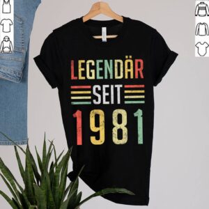 40th Birthday 40 Years 1981 Vintage T-Shirt