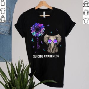 Best Suicide Prevention Survivor Shirt You Matter Sunflower Elephant Awareness T Shirt 2