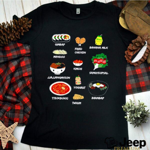Bibimbap gimbap and shushi Korea food funny hoodie, sweater, longsleeve, shirt v-neck, t-shirt 1