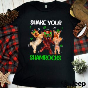 Doodle Dogs Shake Your Shamrocks Happy St Patricks Day hoodie, sweater, longsleeve, shirt v-neck, t-shirt 1