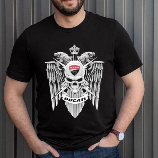 Ducati Logo Symbol Skull Wallpaper Shirt