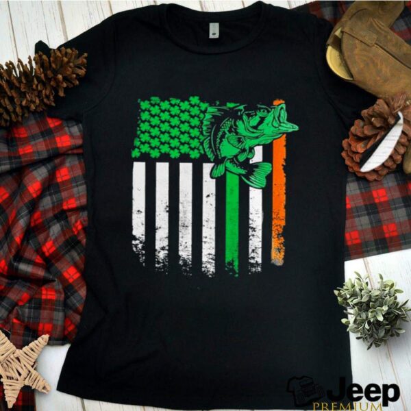 Fishing St Patricks Day Irish American Flag hoodie, sweater, longsleeve, shirt v-neck, t-shirt