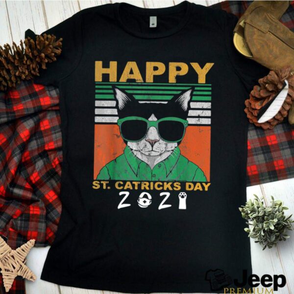 Cat Happy St Catricks Day vintage hoodie, sweater, longsleeve, shirt v-neck, t-shirt