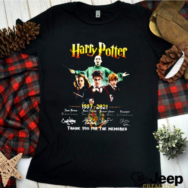 Harry Potter 1997 2021 signature hoodie, sweater, longsleeve, shirt v-neck, t-shirt