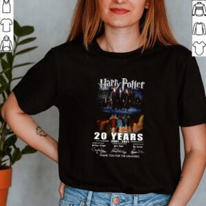 Harry Potter 20 years 2001 2021 thank you for the memories signature shirt