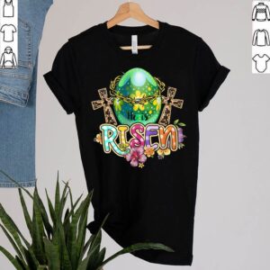 He is Risen Christian Easter Happy Eater Day T Shirt 2 Shirt, hoodie, sweater, long sleeve and tank top