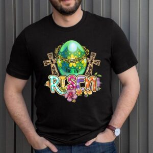 He is Risen Christian Easter Happy Eater Day T-Shirt