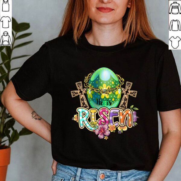 He is Risen Christian Easter Happy Eater Day T-Shirt