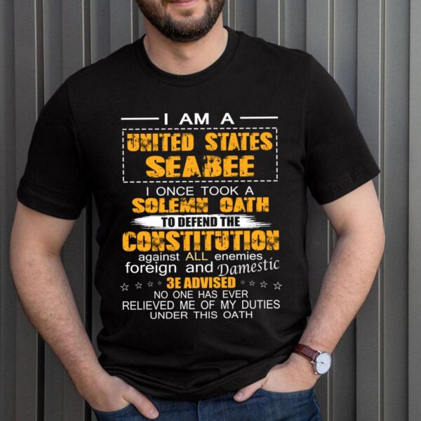 I Am A United States Seabee T Shirt 2