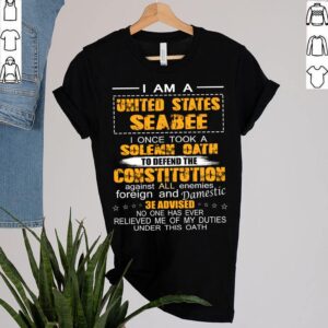 I Am A United States Seabee T Shirt
