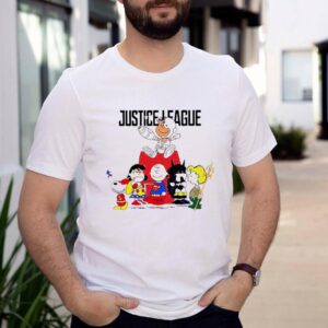 Justice League The PeanJustice League The Peanuts characters shirtuts characters shirt