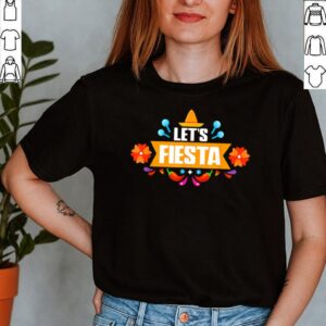 Lets Fiesta Cinco De Mayo Mexican Theme Party Guitar Shirt